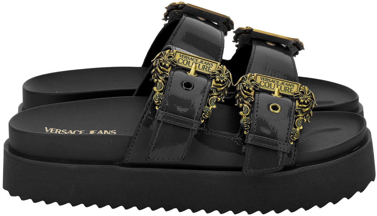 Versace Jeans Couture Sandals Black Zwart