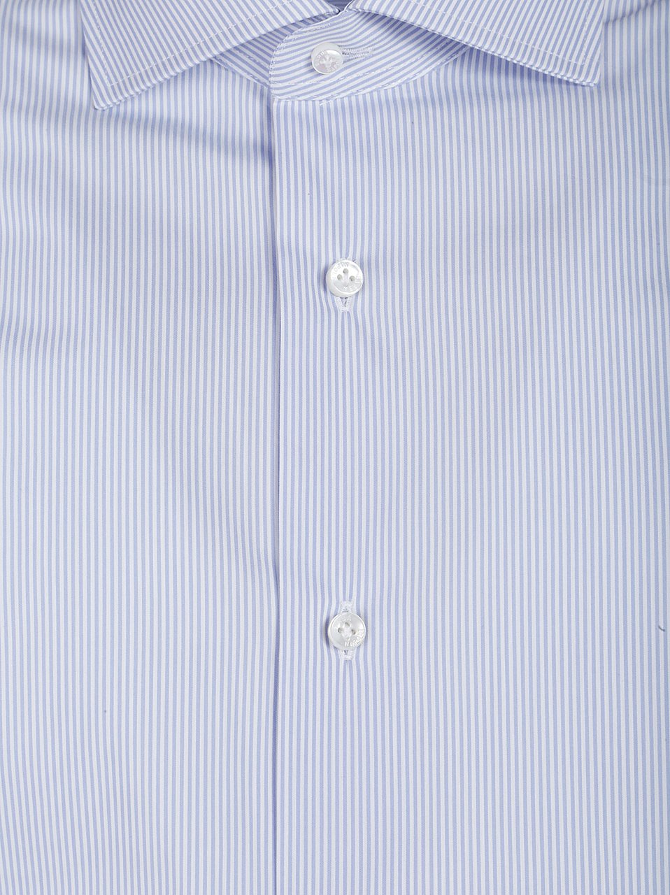 Barba Napoli Long Sleeve Neck Shirt Blue Blauw