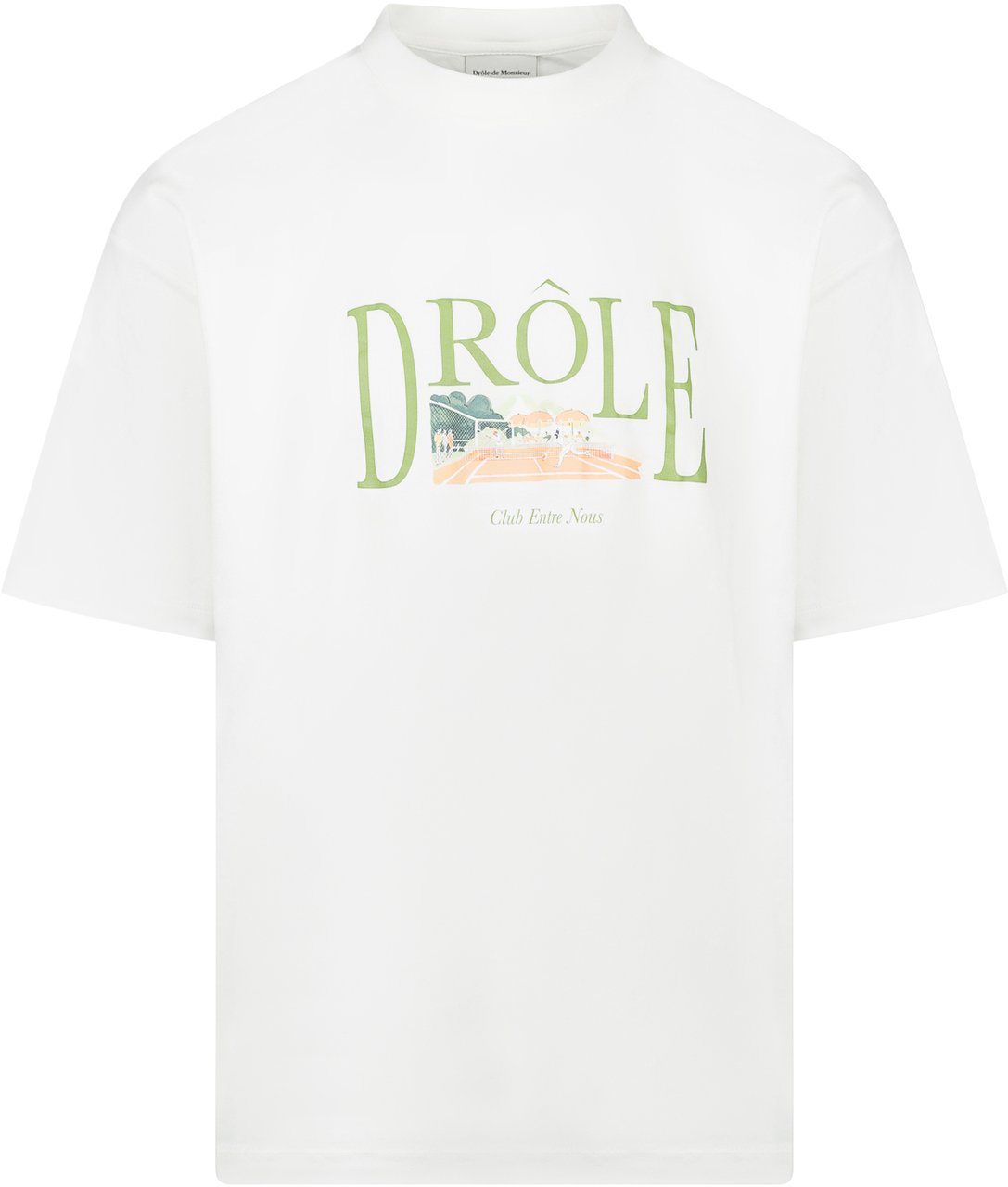Drôle de Monsieur T-Shirts And Polos White Wit