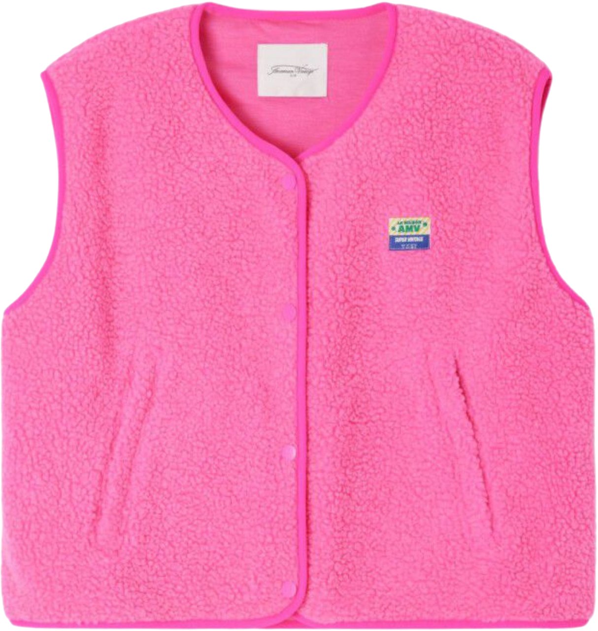 American Vintage American Vintage Hoktown Gilets Roze Hok16be25 Roze