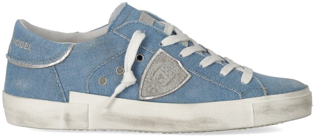 Philippe Model Dames Prsx Sneaker Blauw Blauw