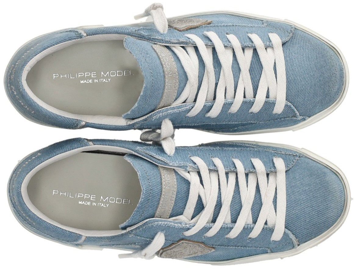 Philippe Model Dames Prsx Sneaker Blauw Blauw