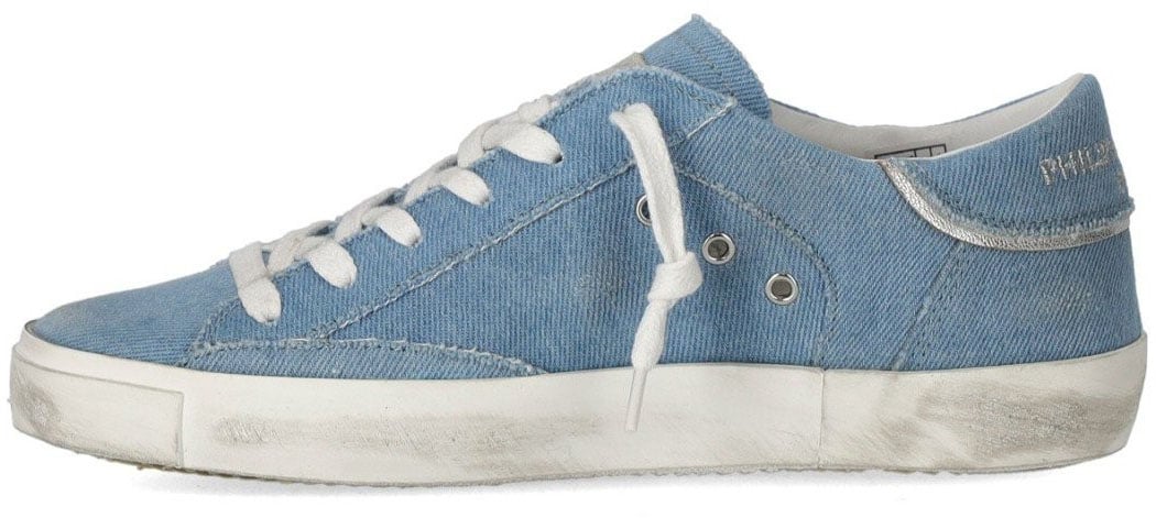 Philippe Model Dames Prsx Sneaker Blauw Blauw