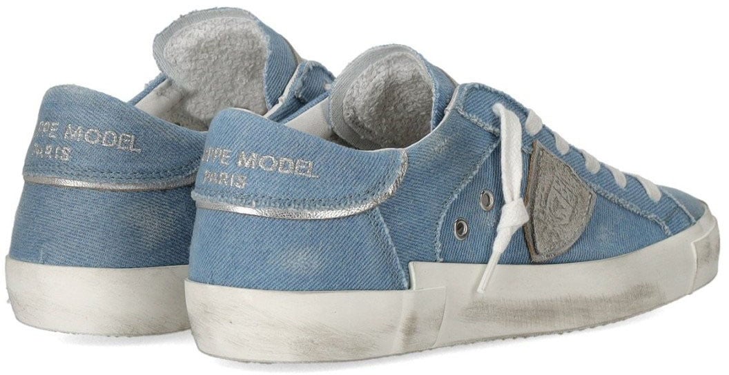 Philippe Model Dames Prsx Sneaker Blauw Blauw