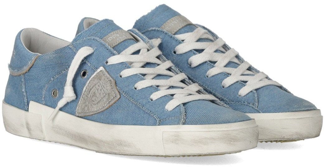 Philippe Model Dames Prsx Sneaker Blauw Blauw