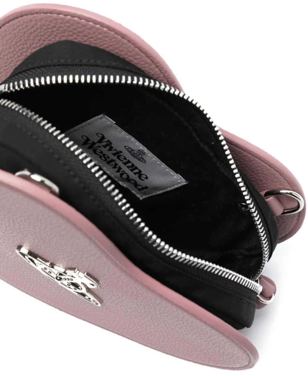 Vivienne Westwood Louise Heart Crossbody Pink Roze