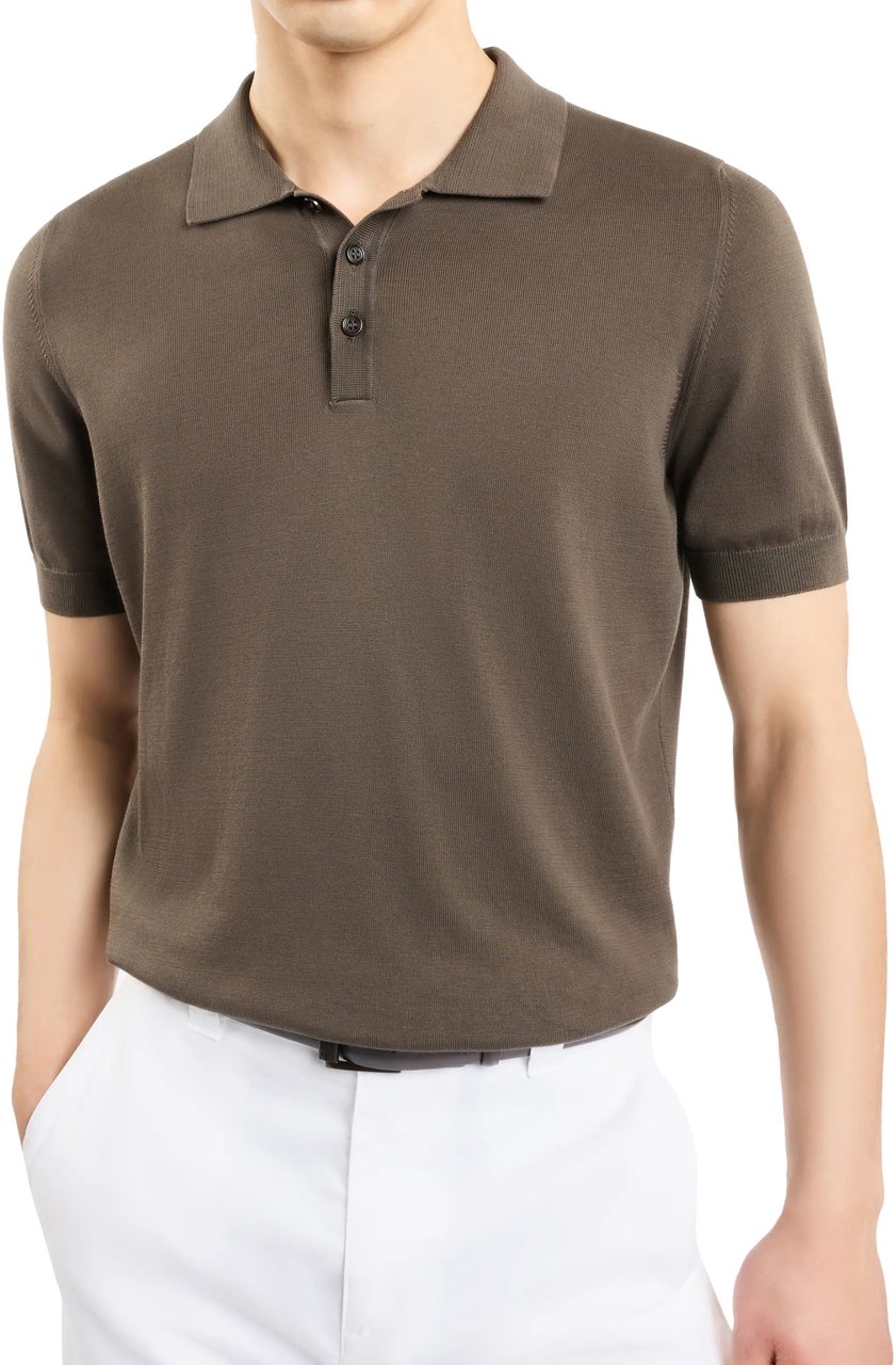 Fay T-Shirts And Polos Brown Bruin