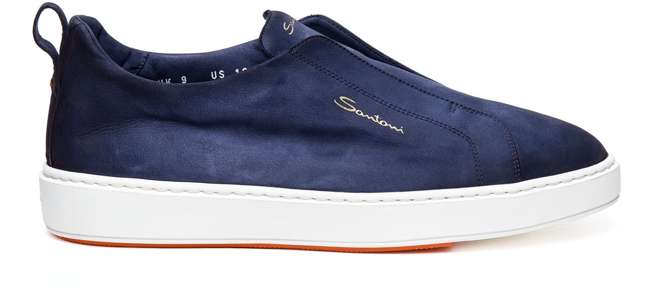 Santoni Sneakers Blue Blauw