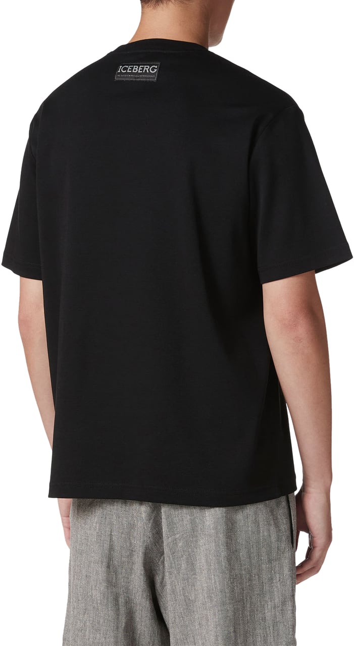 Iceberg T-Shirts And Polos Black Zwart