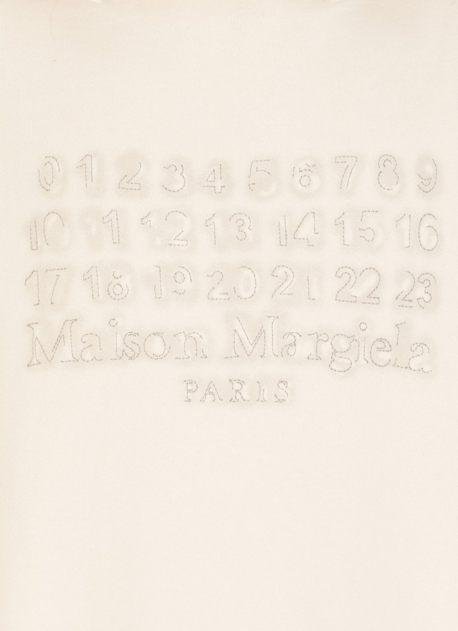 Maison Margiela Sweaters Ivory Wit