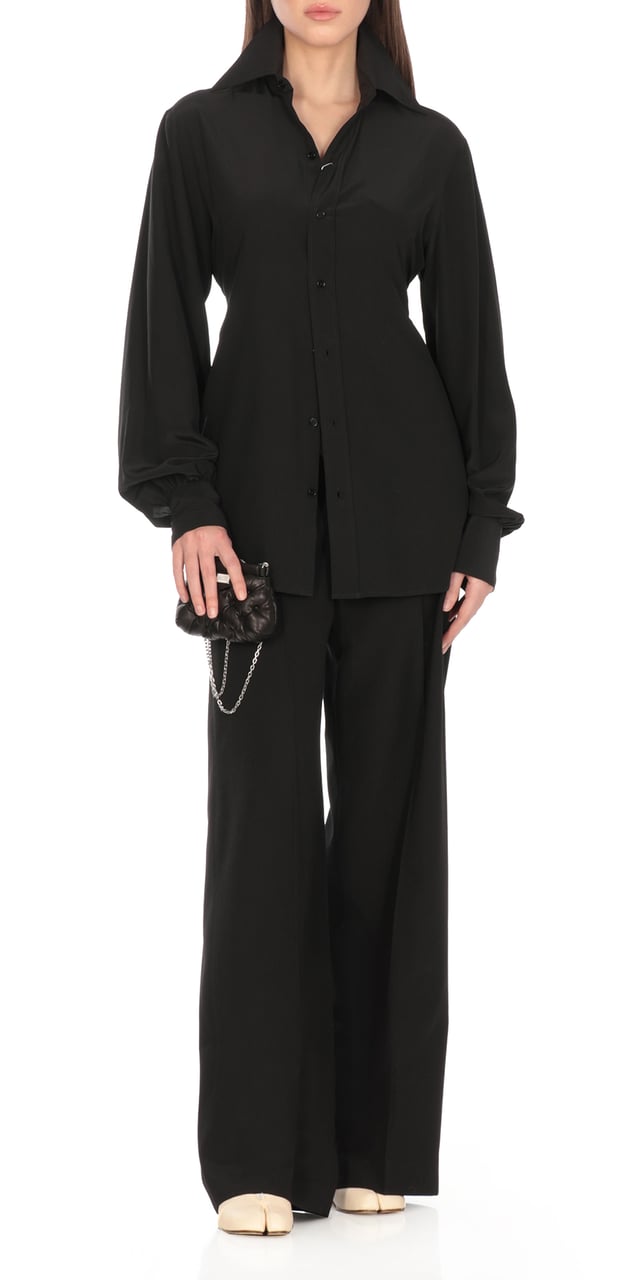 MM6 Maison Margiela Shirts Black Zwart