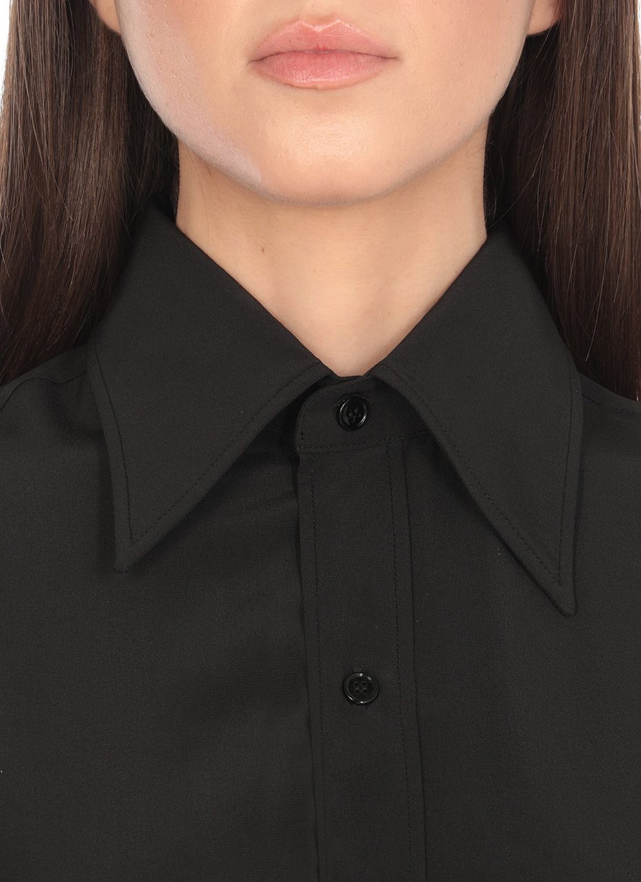 MM6 Maison Margiela Shirts Black Zwart
