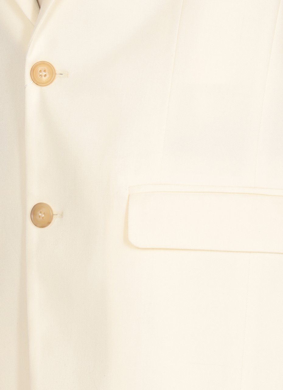 MM6 Maison Margiela Jackets Ivory Wit