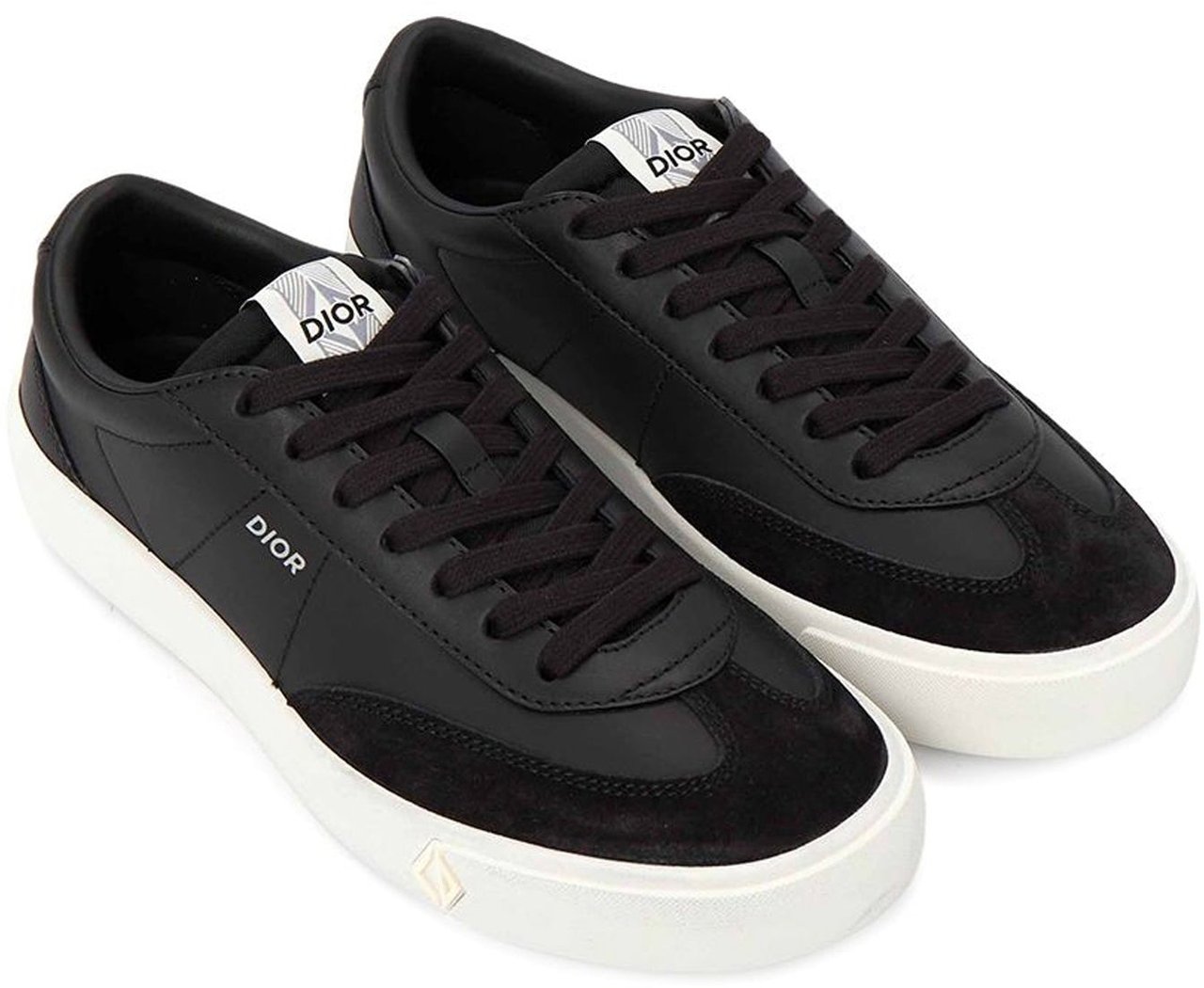 Dior Dior Leather Sneakers Zwart