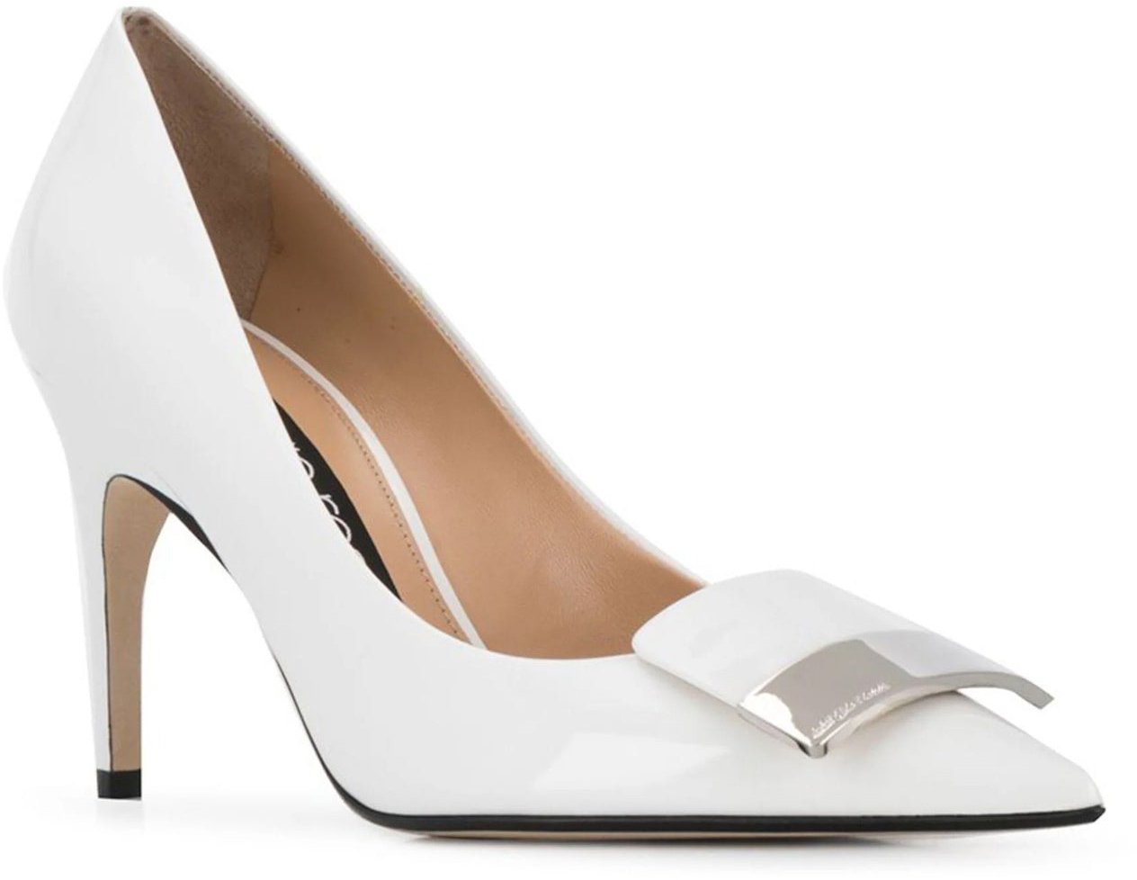 Sergio Rossi Sergio Rossi Leather Pumps Wit