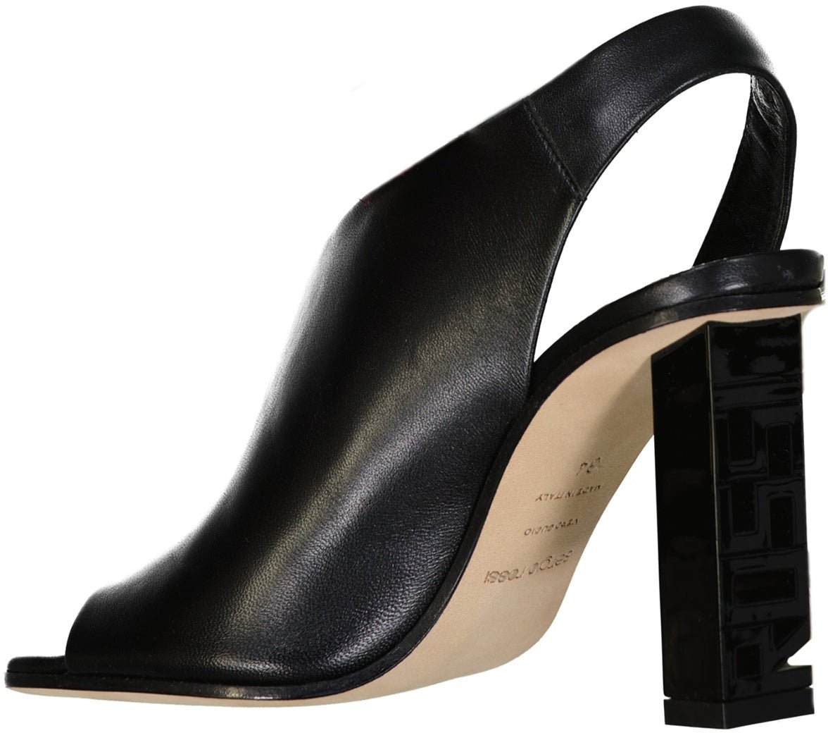 Sergio Rossi Sergio Rossi Leather Sandals Zwart