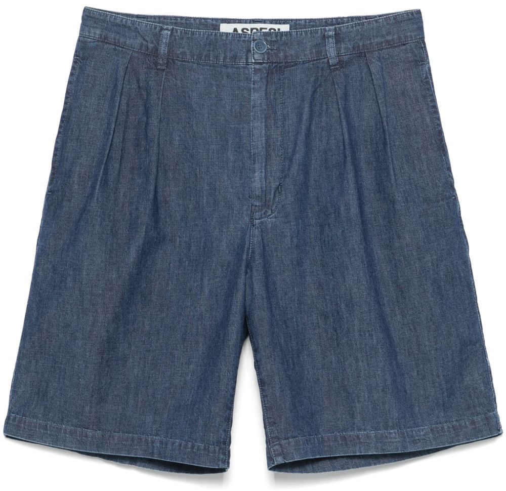 Aspesi Shorts Blue Blauw