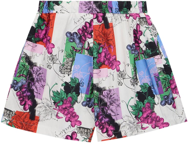 Iceberg KIDS - Multicolor Bermuda Shorts with Wide Leg and Elastic Waist Divers