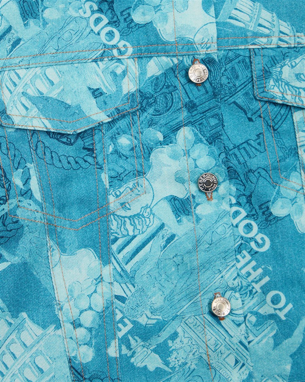 Iceberg KIDS - Indigo Tie Dye Cropped Denim Jacket Blauw