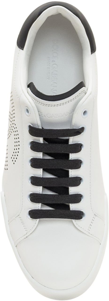 Dolce & Gabbana Sneaker Bassa in Pelle Wit