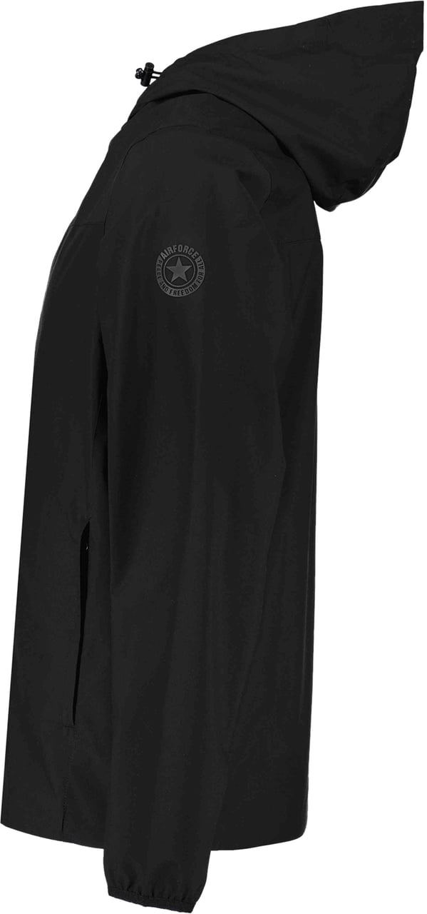 Airforce Lightweight Zomerjas met Capuchon Zwart
