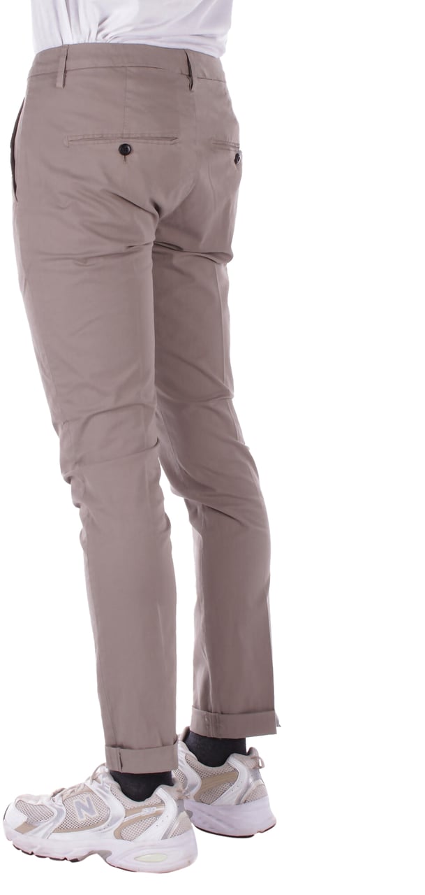 Dondup Trousers Fango Bruin
