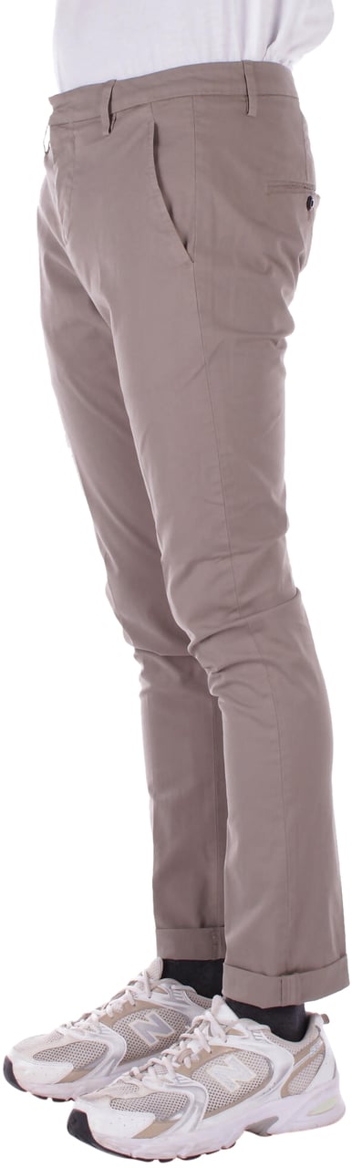 Dondup Trousers Fango Bruin