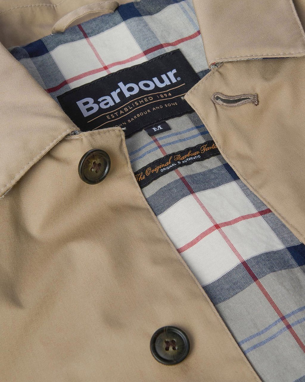 Barbour BARBOUR ROKIG WASHED STONE JACKET Beige