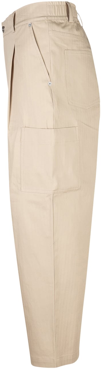 Drôle de Monsieur Trousers Beige Beige