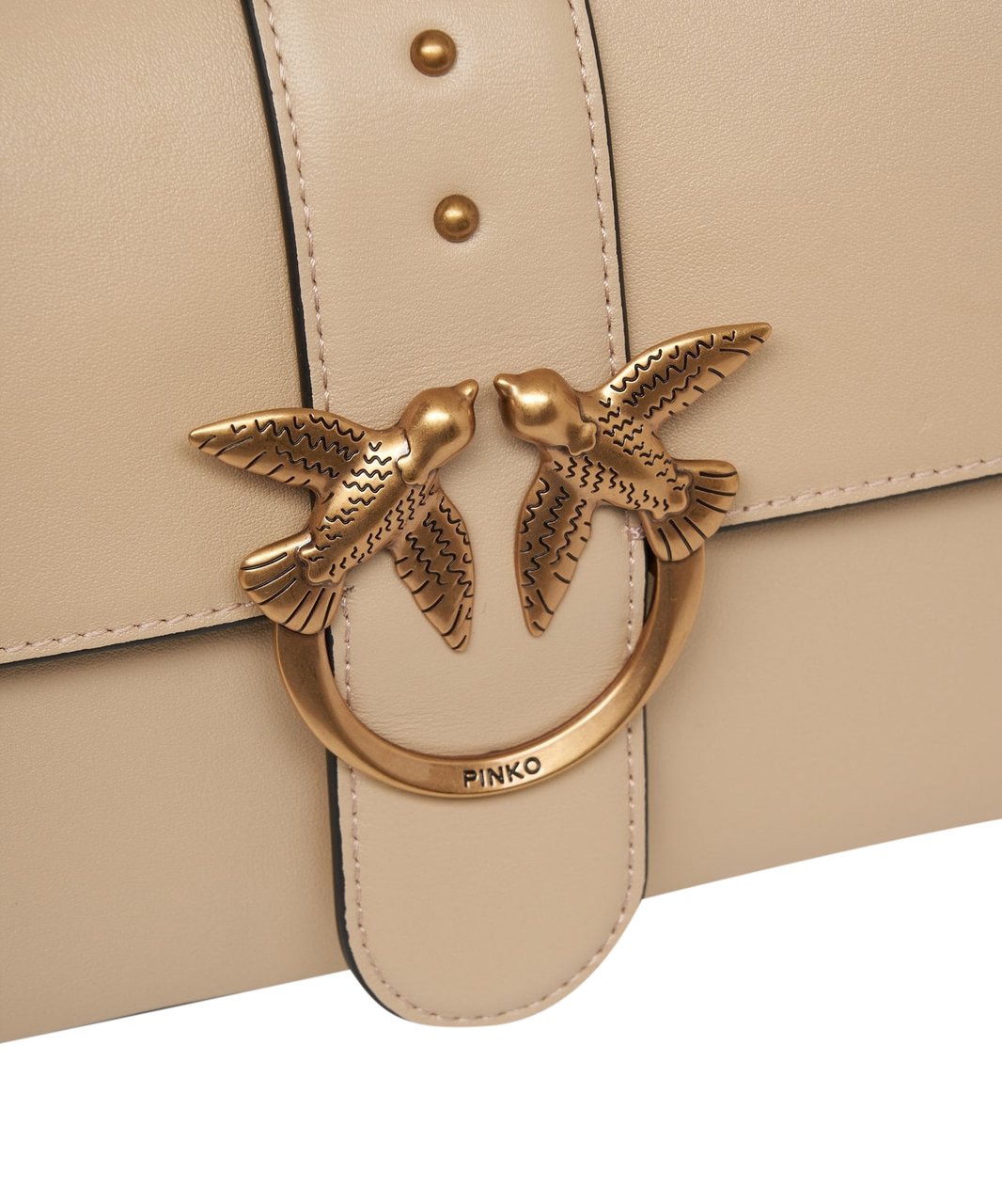 Pinko Crossbody bag 'Love One Classic' Beige