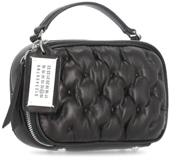 Maison Margiela GLAM SLAM EMBROIDERY CAMERA BELT BAG MIN Zwart