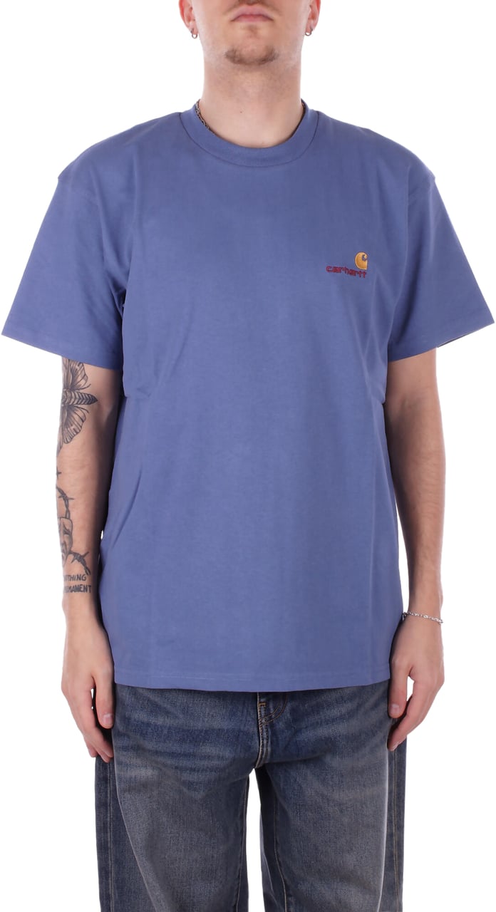 Carhartt T-Shirts And Polos Blue Blauw