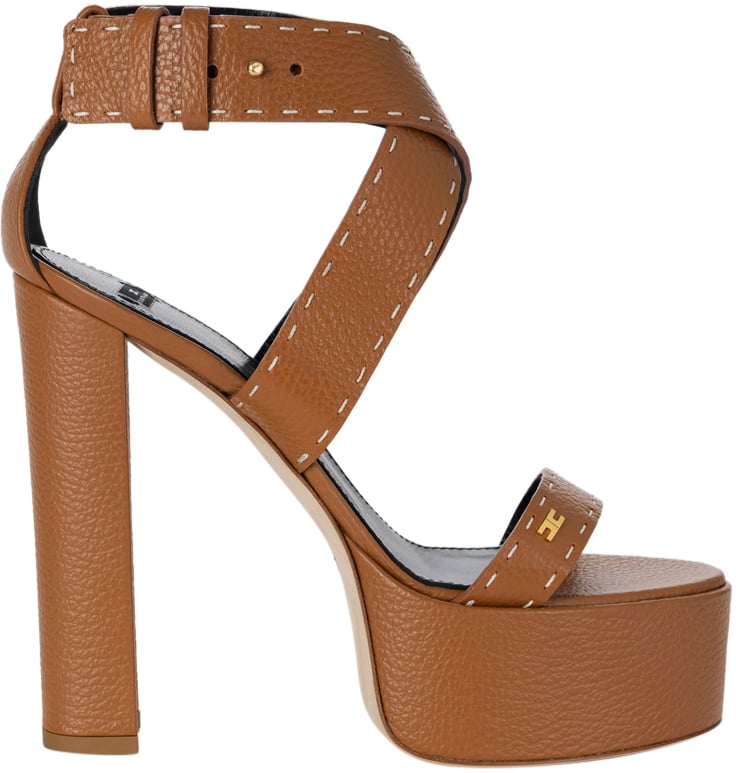 Elisabetta Franchi Sandals Brandy Bruin