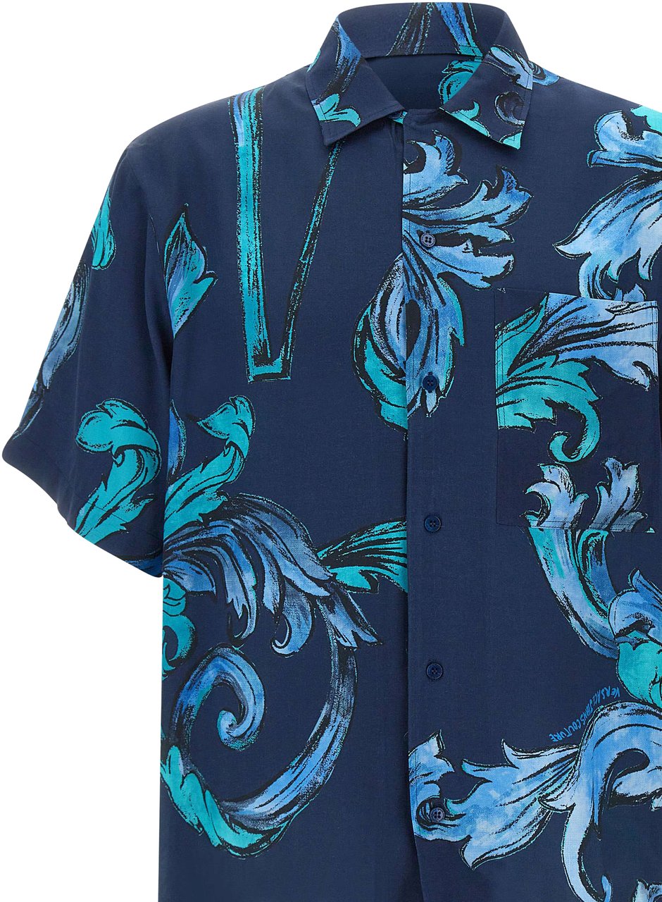 Versace Jeans Couture Shirts Blue Blauw