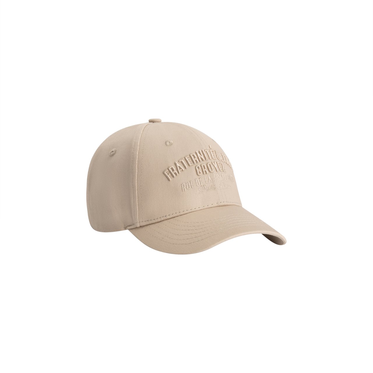 Croyez Croyez Fraternité Baseball Cap Beige