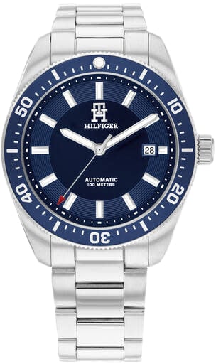 Tommy Hilfiger Tommy Hilfiger TH1710591 Horloge Heren Staal 46mm Automaat Zilver