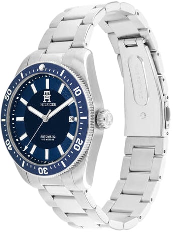 Tommy Hilfiger Tommy Hilfiger TH1710591 Horloge Heren Staal 46mm Automaat Zilver