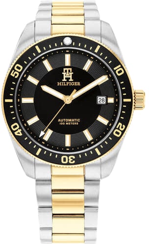Tommy Hilfiger Tommy Hilfiger TH1710552 Horloge Heren Staal 46mm Automaat Zilver