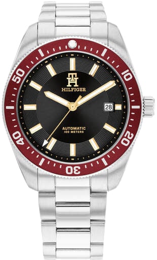 Tommy Hilfiger Tommy Hilfiger TH1792154 Horloge Heren Zilverkleurig Automaat 40mm Zilver