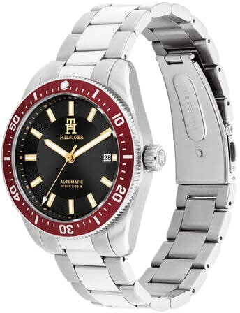 Tommy Hilfiger Tommy Hilfiger TH1792154 Horloge Heren Zilverkleurig Automaat 40mm Zilver