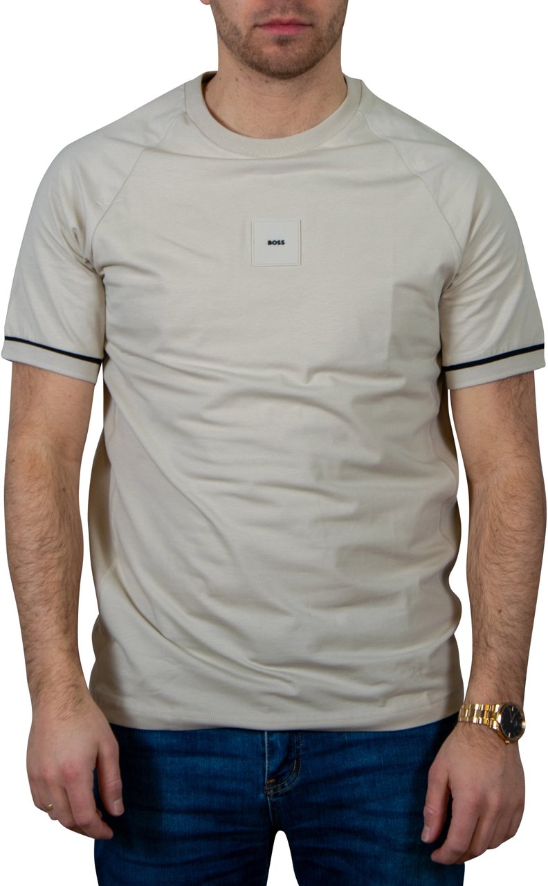 Boss BOSS Tee Rib AC Beige
