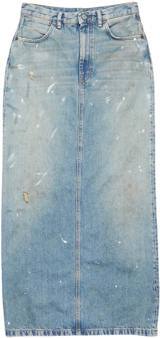 Acne Studios Acne Studios Denim Skirt Light Blue Blauw