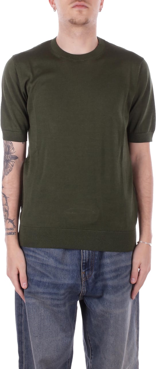 Tagliatore Sweaters Green Groen