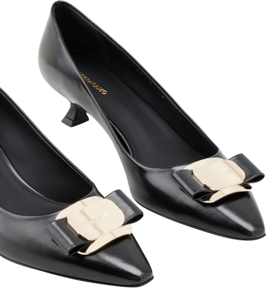 Ferragamo With Heel Black Zwart