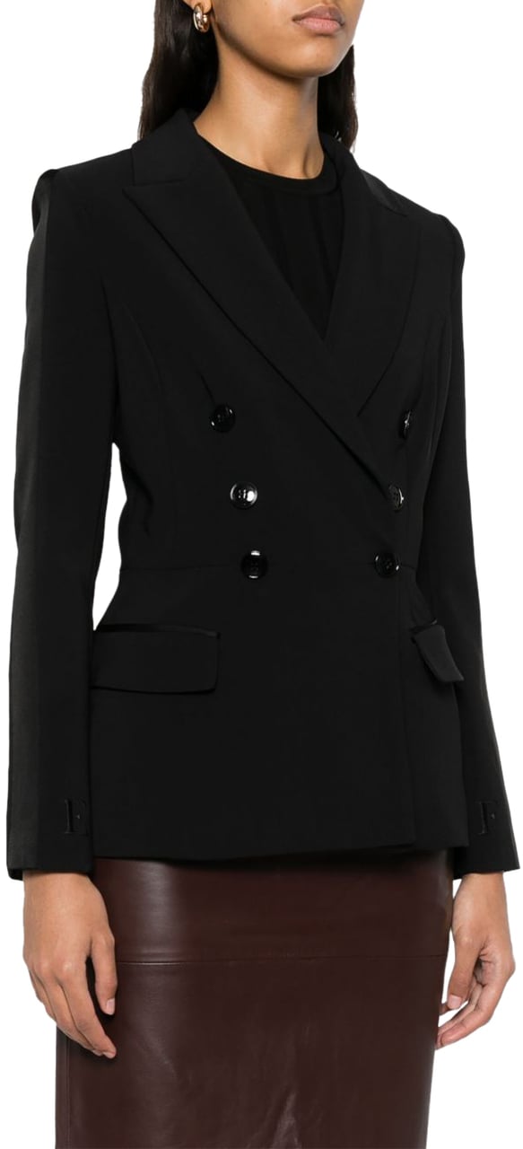 Elisabetta Franchi Jackets Black Zwart
