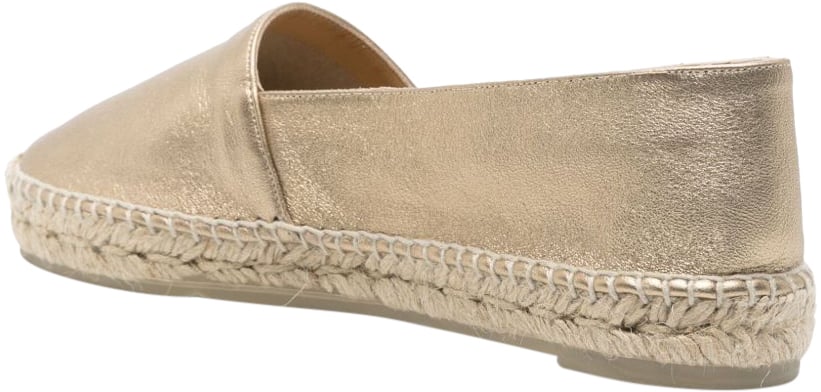 Castaner Flat Shoes Golden Goud