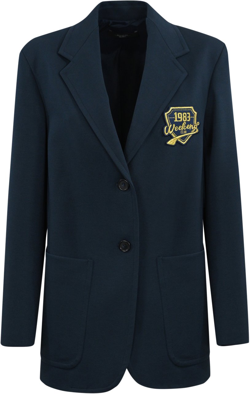 Max Mara Jackets Blue Blauw