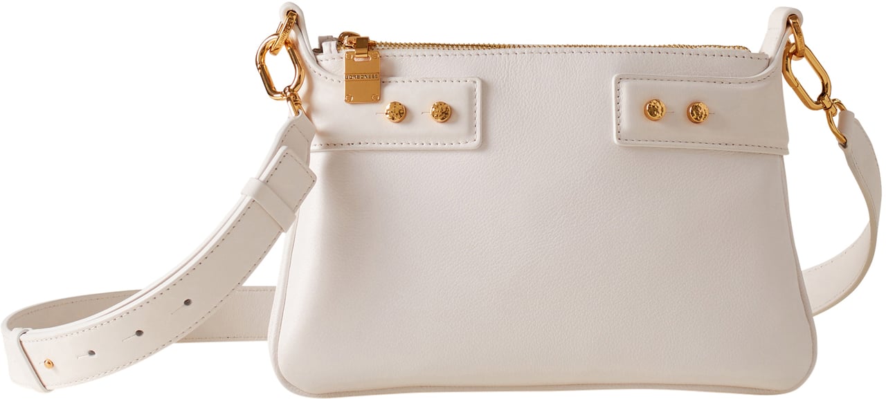 Borbonese ARMOR CROSSBODY SMALL Wit