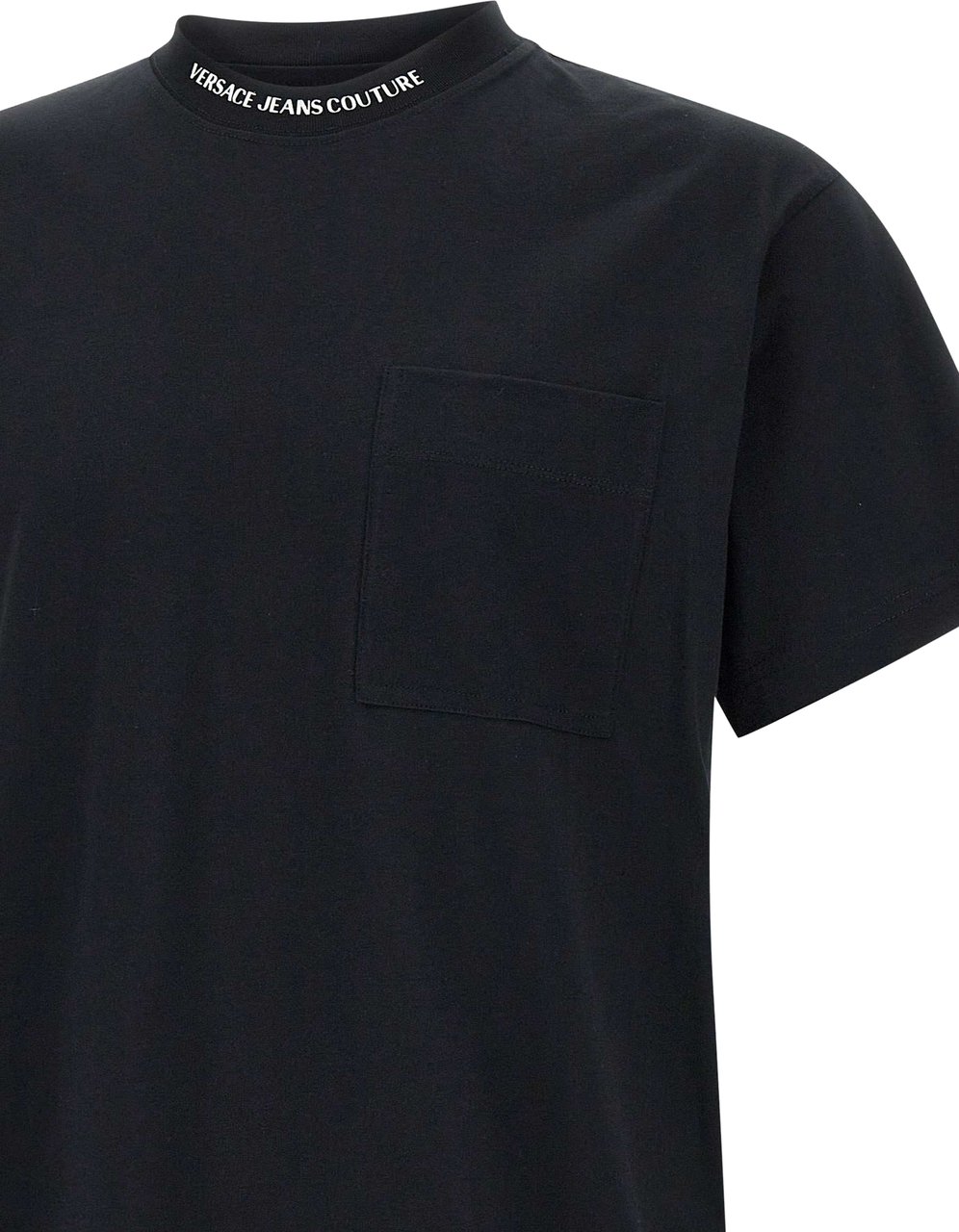 Versace Jeans Couture T-Shirts And Polos Black Zwart