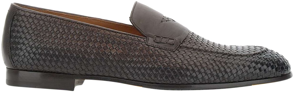 Doucal's Flat Shoes Brown Bruin
